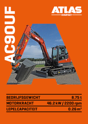 Гусеничні екскаватори Atlas Kompakt AC 90UF