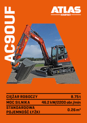 Гусеничні екскаватори Atlas Kompakt AC 90UF