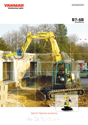 Гусеничні екскаватори Yanmar B 7 Sigma