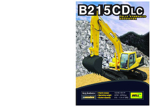 Гусеничні екскаватори Bell B215CDLC