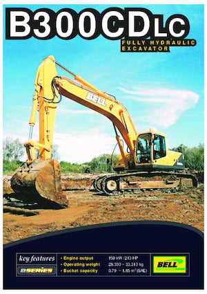Гусеничні екскаватори Bell B300CDLC