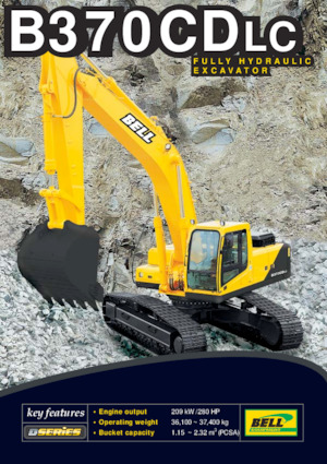 Гусеничні екскаватори Bell B370CDLC