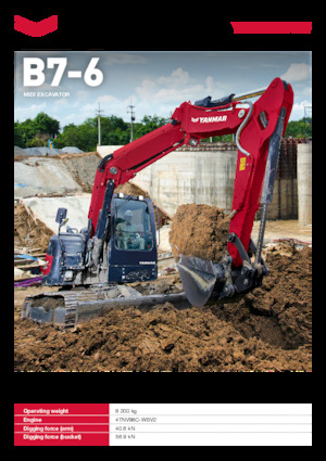 Гусеничні екскаватори Yanmar B7-6 