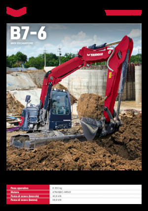 Гусеничні екскаватори Yanmar B7-6 