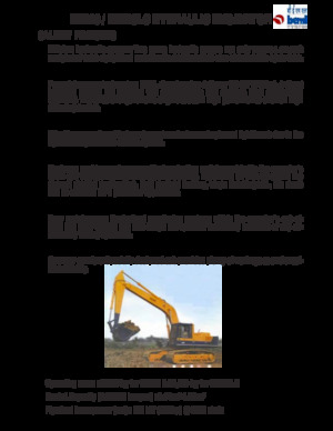 Гусеничні екскаватори Beml BE220LC