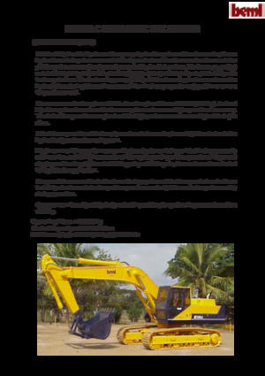 Гусеничні екскаватори Beml BE300LC