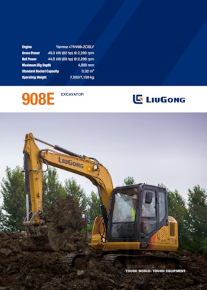 Гусеничні екскаватори Liugong 908E