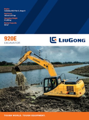 Гусеничні екскаватори Liugong 920E