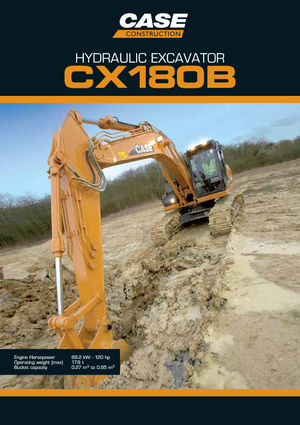 Гусеничні екскаватори Case CX 180 B LC