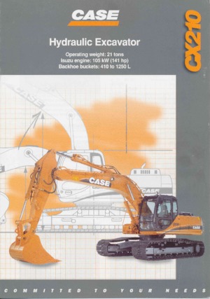 Гусеничні екскаватори Case CX 210