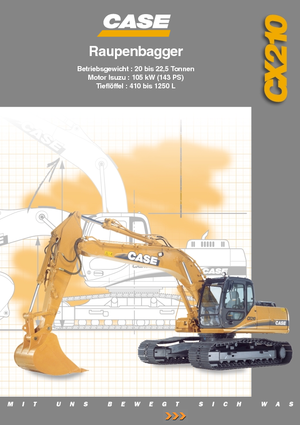 Гусеничні екскаватори Case CX 210