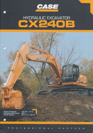 Гусеничні екскаватори Case CX 240 B LC
