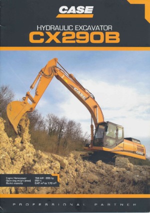 Гусеничні екскаватори Case CX 290 B NLC