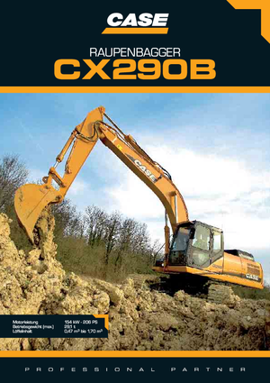 Гусеничні екскаватори Case CX 290 B NLC