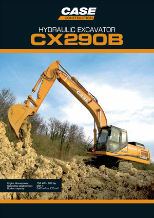 Гусеничні екскаватори Case CX 290 B NLC