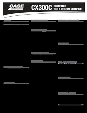 Гусеничні екскаватори Case CX 300 C