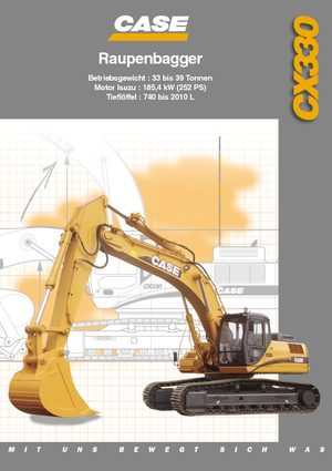 Гусеничні екскаватори Case CX 330