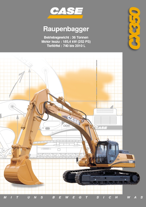 Гусеничні екскаватори Case CX 350