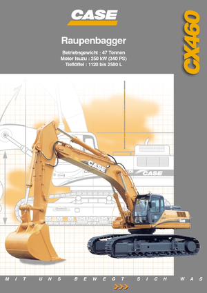 Гусеничні екскаватори Case CX 460