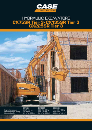 Гусеничні екскаватори Case CX 225 SR