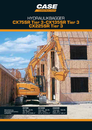 Гусеничні екскаватори Case CX 225 SR