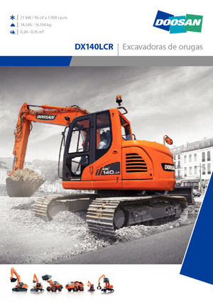 Гусеничні екскаватори Doosan DX 140 LCR