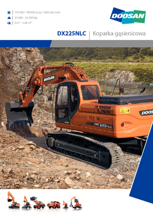 Гусеничні екскаватори Doosan DX 225 N LC