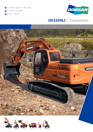Гусеничні екскаватори Doosan DX 225 N LC