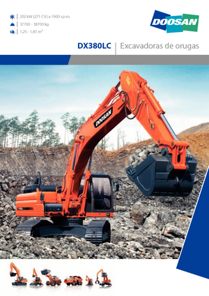 Гусеничні екскаватори Doosan DX 380 LC