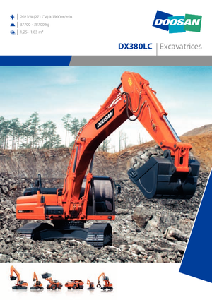 Гусеничні екскаватори Doosan DX 380 LC