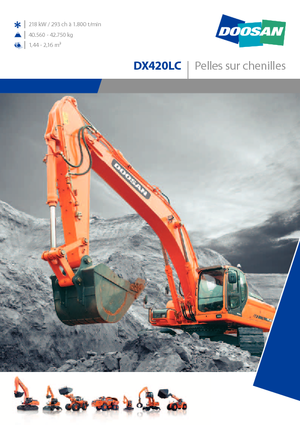 Гусеничні екскаватори Doosan DX 420 LC