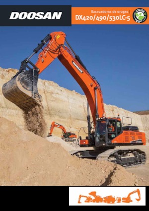 Гусеничні екскаватори Doosan DX490LC-5