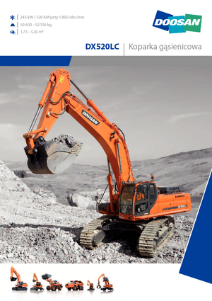 Гусеничні екскаватори Doosan DX 520 LC