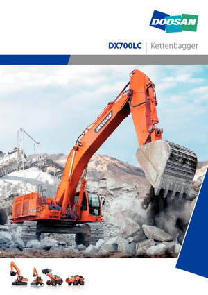 Гусеничні екскаватори Doosan DX700LC
