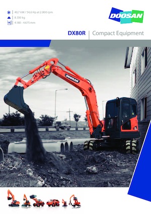 Гусеничні екскаватори Doosan DX 80 R 3