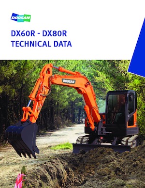 Гусеничні екскаватори Doosan DX 80 R