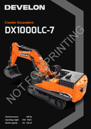 Гусеничні екскаватори Develon DX1000LC-7 