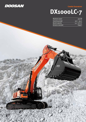 Гусеничні екскаватори Doosan DX1000LC-7