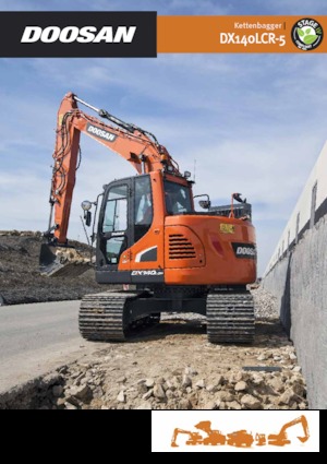 Гусеничні екскаватори Doosan DX140LCR-5