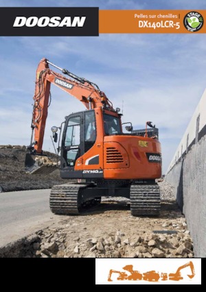 Гусеничні екскаватори Doosan DX140LCR-5