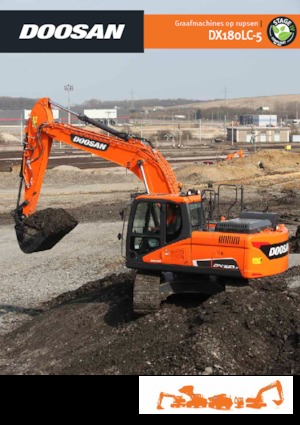 Гусеничні екскаватори Doosan DX180LC-5