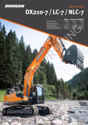 Гусеничні екскаватори Doosan DX210-7