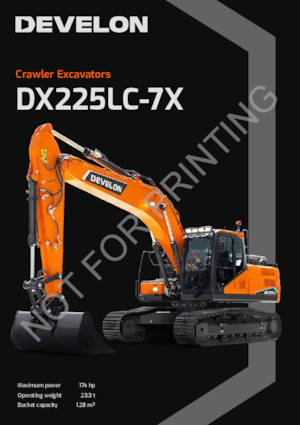 Гусеничні екскаватори Develon DX225LC-7X 