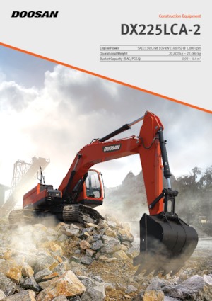 Гусеничні екскаватори Doosan DX225LCA-2