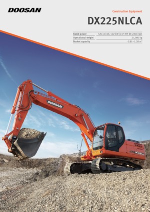 Гусеничні екскаватори Doosan DX225NLCA