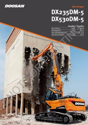 Гусеничні екскаватори Doosan DX235DM-5