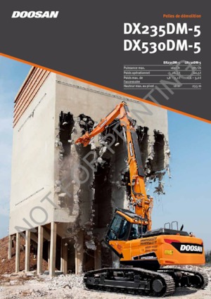 Гусеничні екскаватори Doosan DX235DM-5