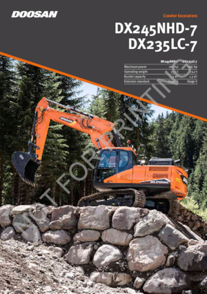 Гусеничні екскаватори Doosan DX235LC-7
