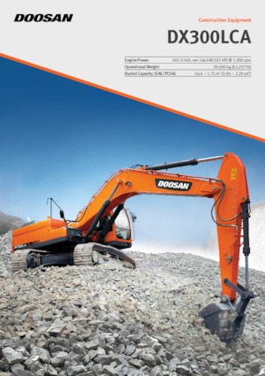Електричний гусеничний екскаватор Doosan DX300LCA