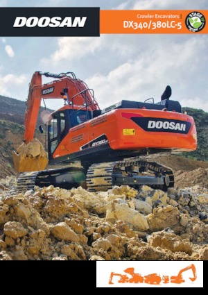 Гусеничні екскаватори Doosan DX340LC-5